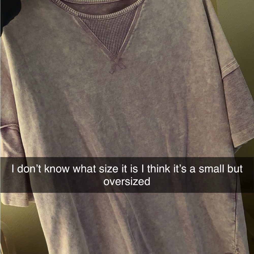 Purple Oversized T-Shirt
